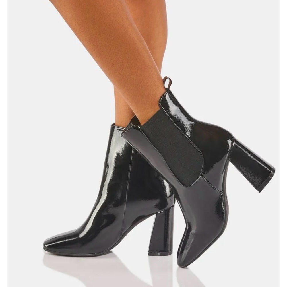 NEW! Shoe Dazzle Pyper Patent Boots